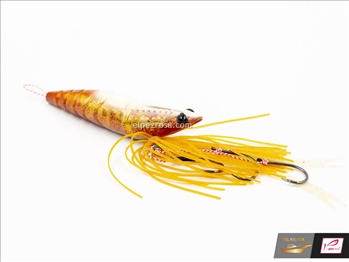 Real Fisher Shrimp Rubber 100g UV Button Ebi Glow